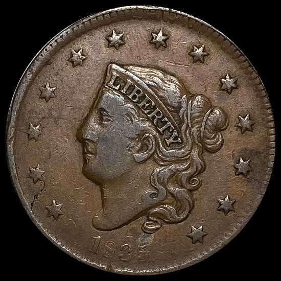 1835 Coronet Head Large Cent LIGHTLY CIRCULATED