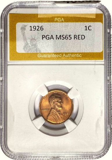 1926 1C PGA MS65 RED