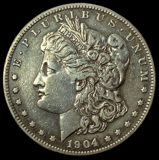 1904-S Silver Morgan Dollar NEARLY UNCIRCULATED