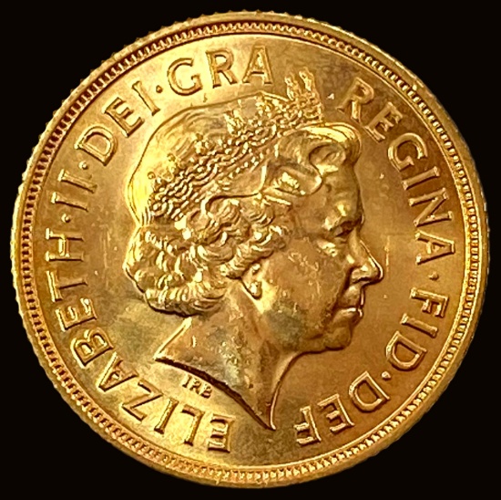 2013 Gold Sovereign GEM BU