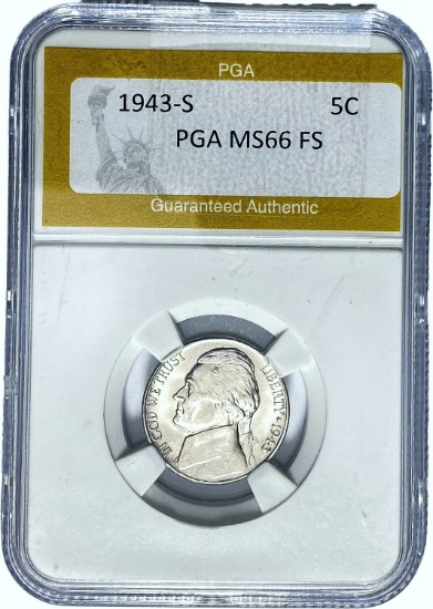 1943-S 5C PGA MS66 FS