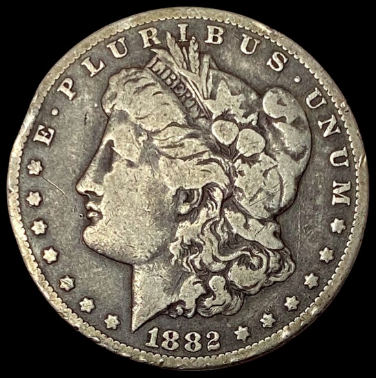 1882-CC Silver Morgan Dollar LIGHTLY CIRCULATED
