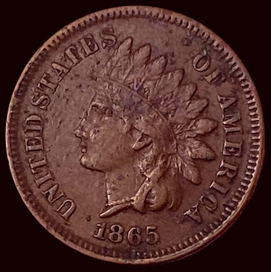 1865 Indian Head Cent CLOSELY UNCIRCULATED