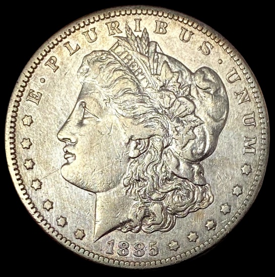 1885-S Silver Morgan Dollar NEARLY UNCIRCULATED