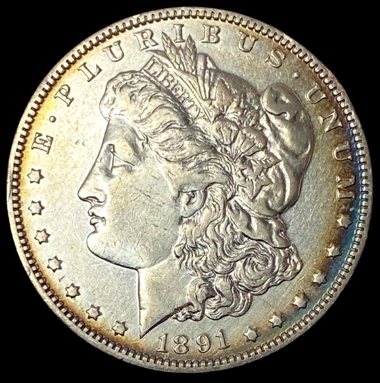 1891-O Silver Morgan Dollar NEARLY UNCIRCULATED