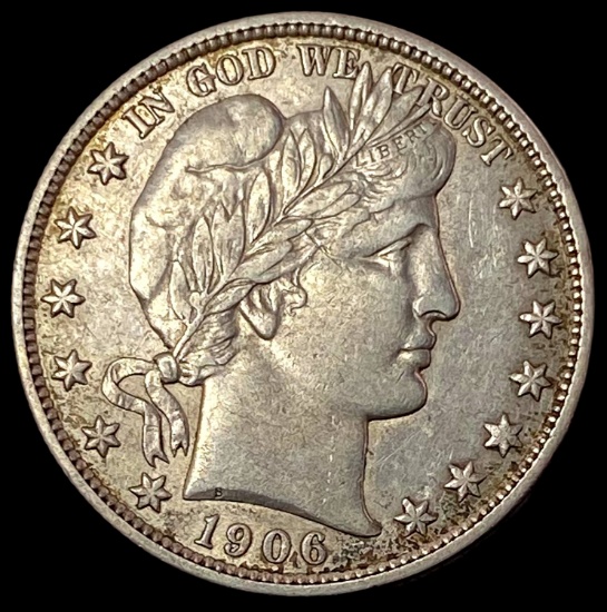 1906-D Silver Barber Half Dollar CLOSELY UNCIRCULATED