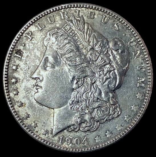 1904 Morgan Silver Dollar CHOICE AU