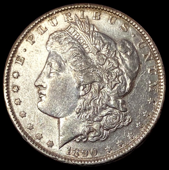1890 Silver Morgan Dollar CLOSELY UNCIRCULATED