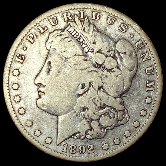 1892-S Silver Morgan Dollar NICELY CIRCULATED