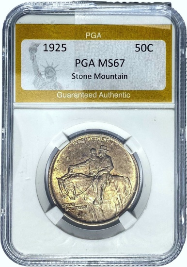 1925 Stone Mountain 50C PGA MS67