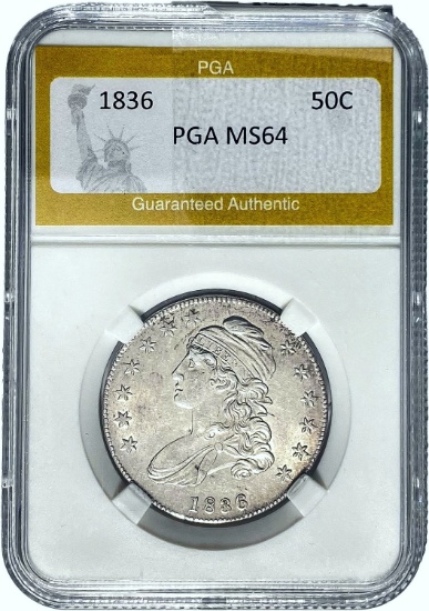 1836 50C PGA MS64