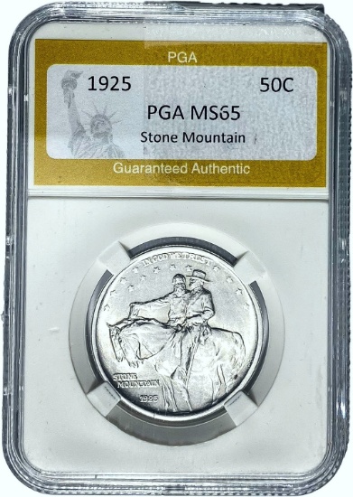 1925 Stone Mountain 50C PGA MS65