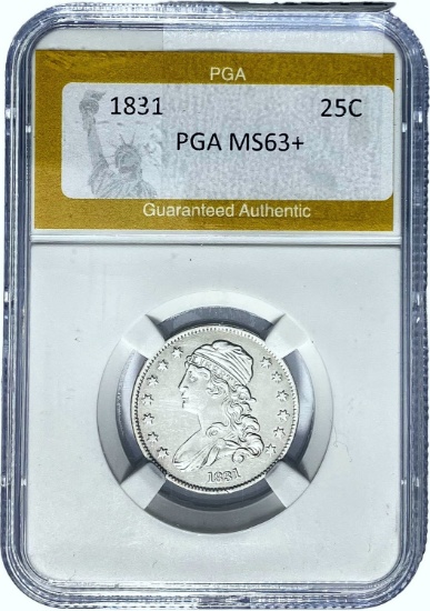 1831 25C PGA MS63+