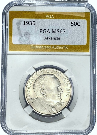 1936 50C Arkansas PGA MS67