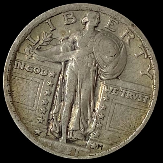 1921 Standing Liberty Quarter LIGHTLY CIRCULATED