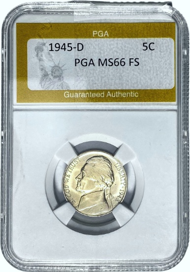 1945-D 5C PGA MS66 FS