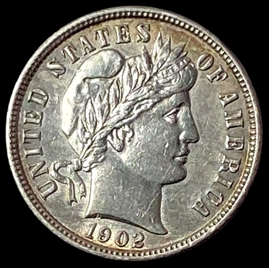 1902 Barber Dime UNCIRCULATED