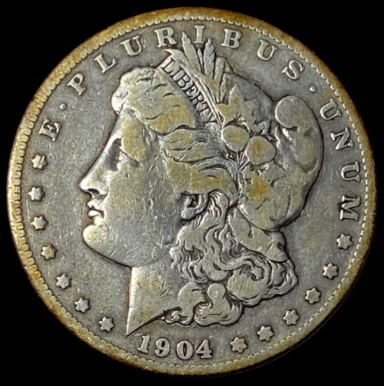 1904-S Silver Morgan Dollar LIGHTLY CIRCULATED
