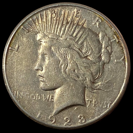 1923-S Silver Peace Dollar LIGHTLY CIRCULATED