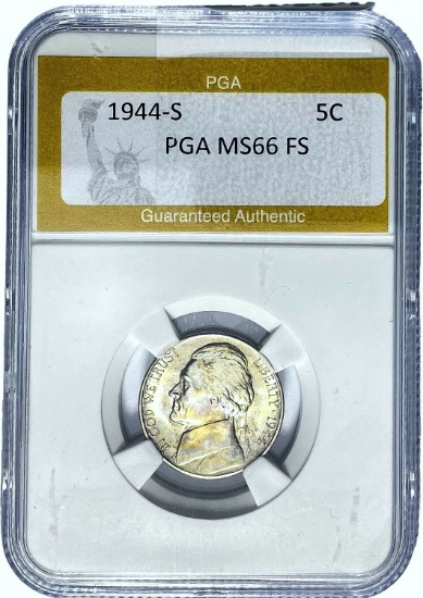 1944-S 5C PGA MS66 FS