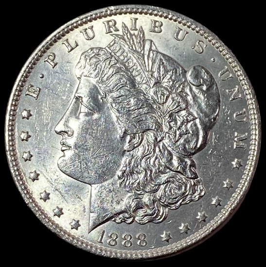 1888 Morgan Silver Dollar ABOUT UNCIRCULATED