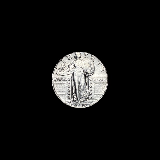 1930-S Standing Liberty Silver Quarter CLOSELY UNCIRCULATED