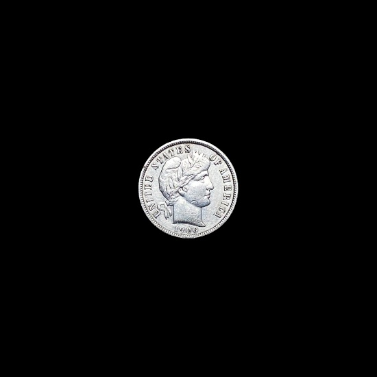 1906-D Silver Barber Dime UNCIRCULATED