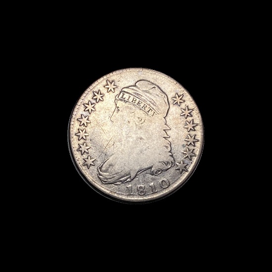 1810 Capped Bust Silver Half Dollar NICELY CIRCULATED