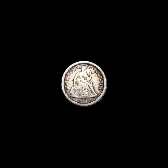 1850 Seated Liberty Dime LIGHTLY CIRCULATED
