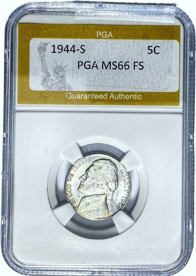 1944-S 5C PGA MS65 FS