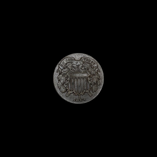 1864 Two-Cent Piece CLOSELY UNCIRCULATED