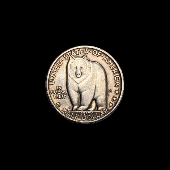1936-S Silver Bay Bridge Half Dollar CLOSELY UNCIRCULATED