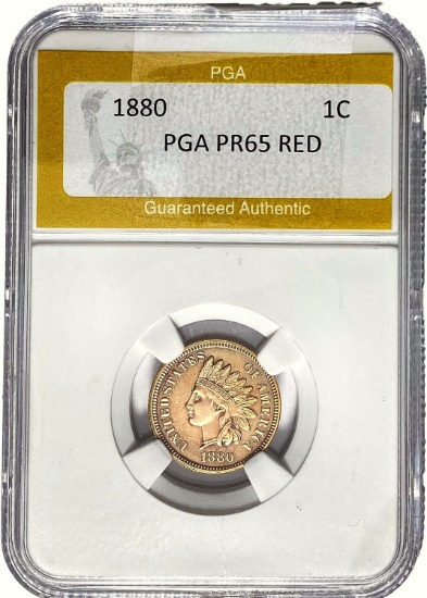 1880 1C PGA PR65 RED