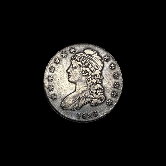 1836 Silver Capped Bust Half Dollar LIGHTLY CIRCULATED