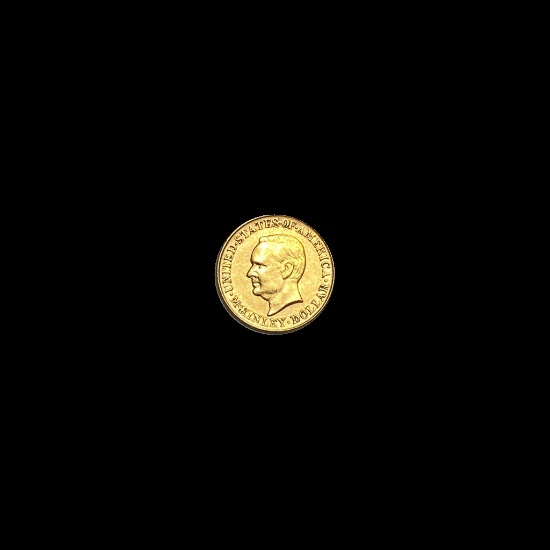 1916 Gold McKinley Dollar 0.04837 oz CHOICE AU