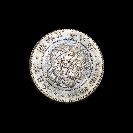 Japan 1903 (Year 36) Silver 1 Yen UNCIRCULATED
