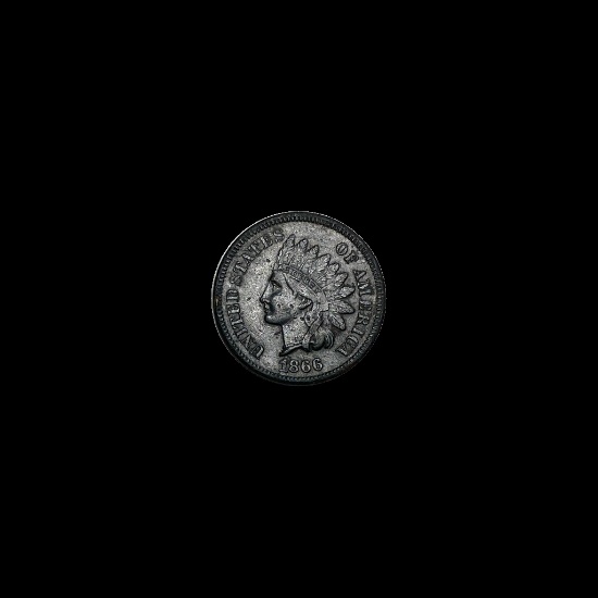 1866 Indian Head Cent CLOSELY UNCIRCULATED