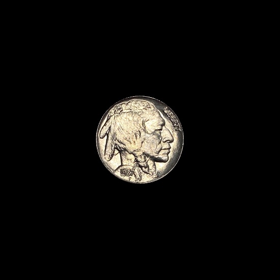 1937 Buffalo Nickel SUPERB GEM BU