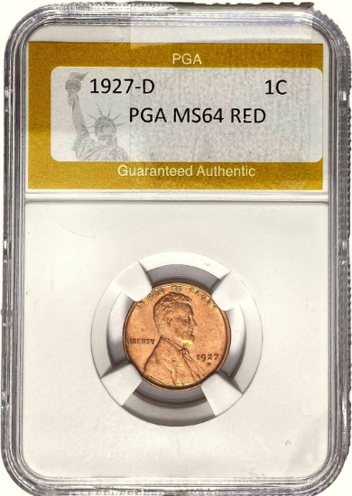 1927-D 1C PGA MS64 RED