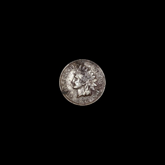 1868 Indian Head Cent LIGHTLY CIRCULATED