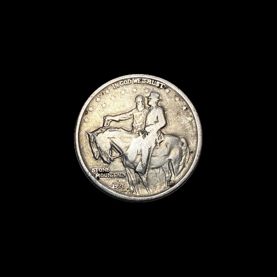 1925 Silver Half Dollar Stone Mountain LIGHTLY CIRCULATED