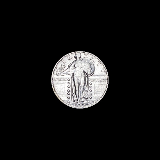 1930 Standing Liberty Silver Quarter CLOSELY UNCIRCULATED