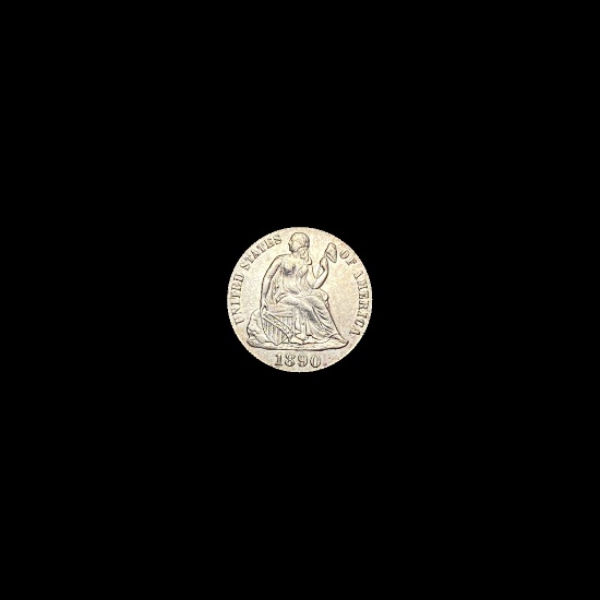1890 Seated Liberty Dime UNCIRCULATED