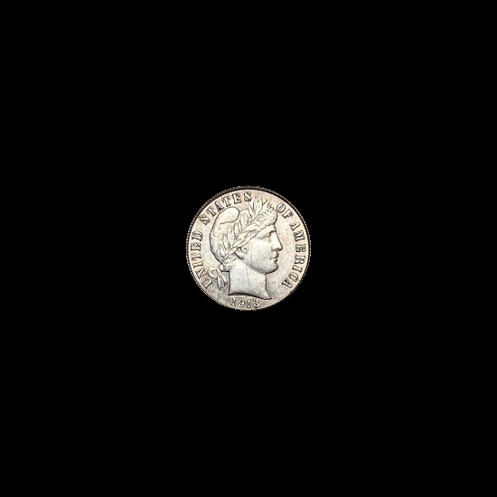 1913 Barber Dime UNCIRCULATED