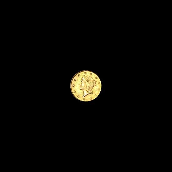 1851 Gold $1 Type 1 CLOSELY UNCIRCULATED