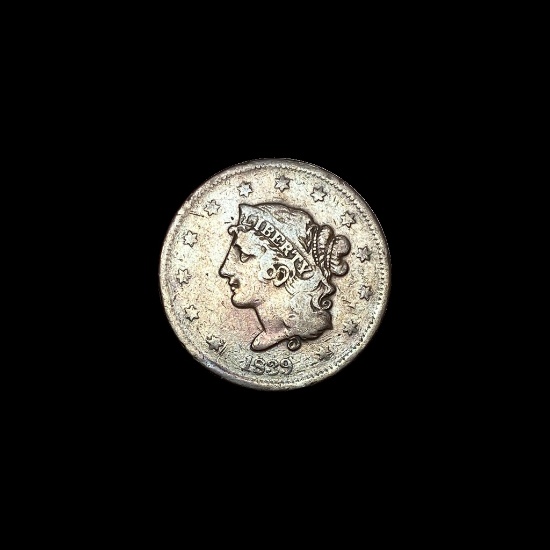 1839 Large Cent LIGHTLY CIRCULATED