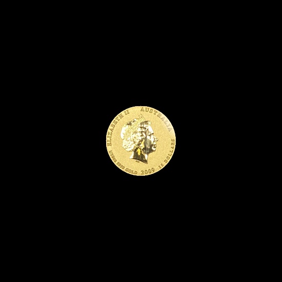 2009 Australia 1/10 oz Gold $15 Year of the Ox GEM PROOF