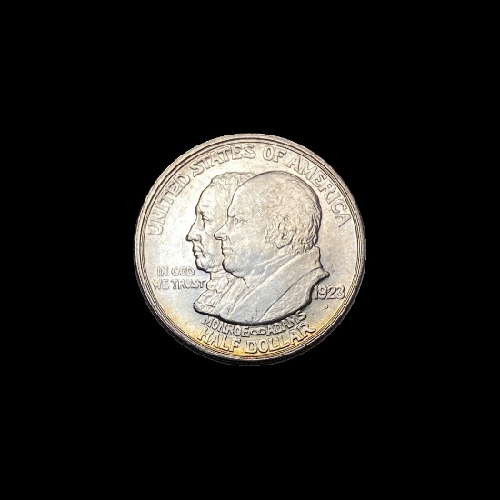 1923-S Silver Monroe Doctrine Half Dollar UNCIRCULATED