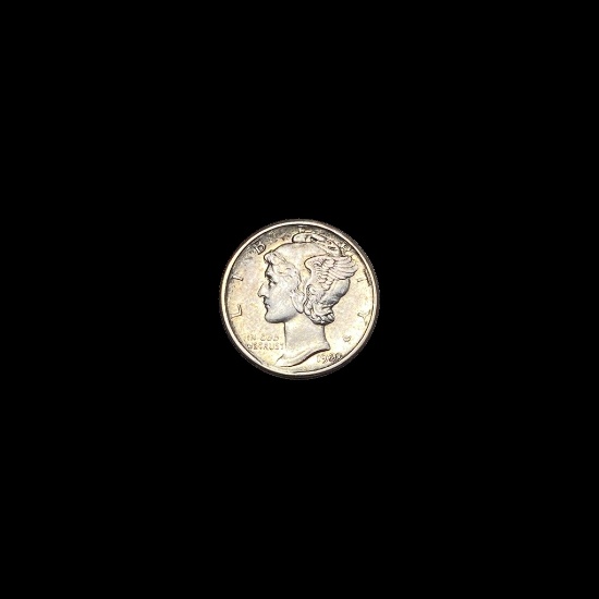 1920-D Silver Mercury Dime CLOSELY UNCIRCULATED