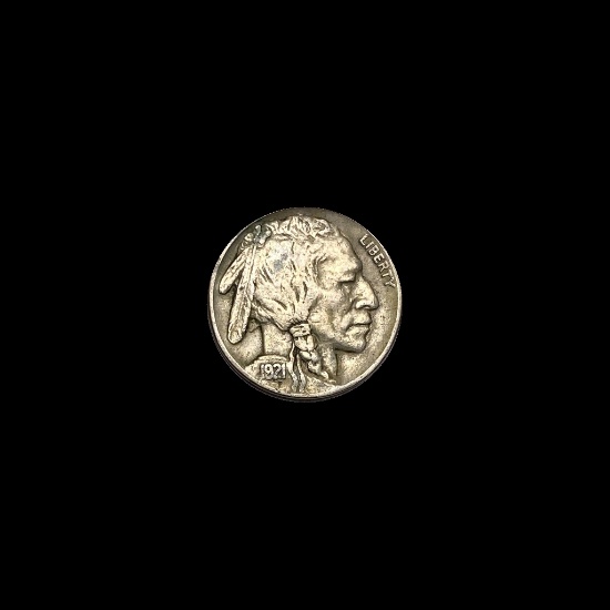 1921 Buffalo Nickel CHOICE AU